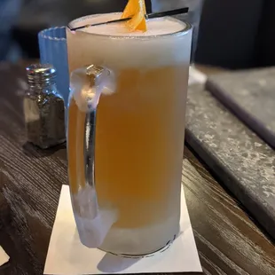 Shock Top 24oz in a CHILLED mug
