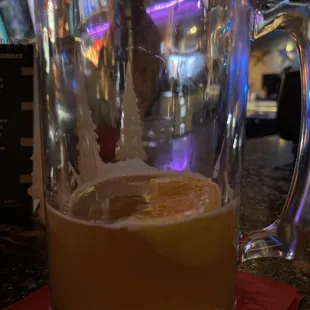 Glass half full.