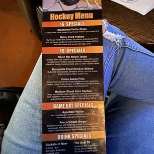 March 2023 - Specials during hockey games