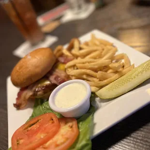Western Bacon Burger (Turkey Patty)