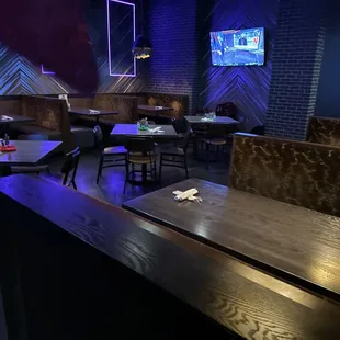 The dining room