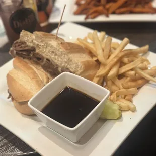 French Dip with regular fries