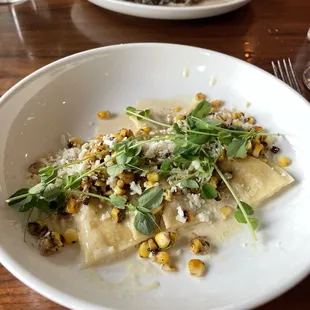 Crab ravioli