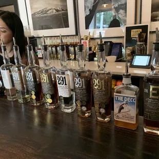 Kandi and the tasting flight