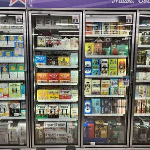 a row of bottles of alcohol