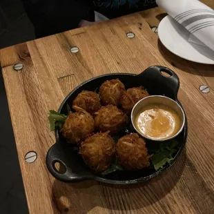 Lobster tater tots