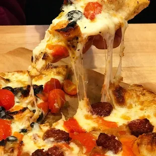 Garlic Chicken Pizza