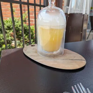 Fancy pineapple drink