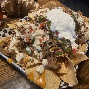 Nachos with Brisket