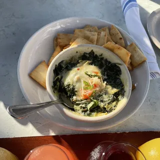 Artichoke Spinach Dip Plate