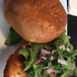 Parmesan Crusted Chicken Burger