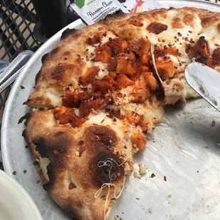 Buffalo chicken pizza