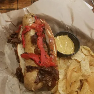 Spicy Chicken Sausage Sandwich