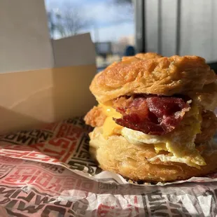 "The Wonder" sandwich.  It is huge!