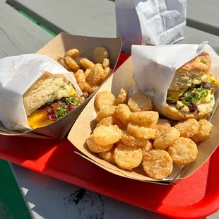 The Crown (left) and The Cure