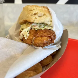 chicken wings and fried chicken