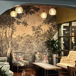 a view of a living room