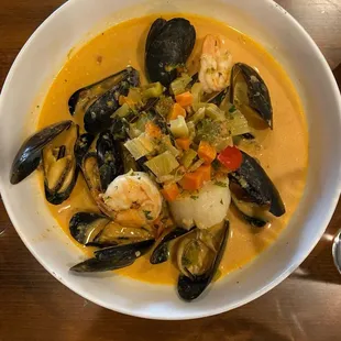 Mediterranean seafood stew