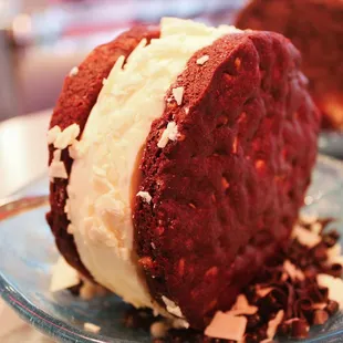 Signature Ice Cream Sandwich - Red Velvet + Buttermilk Ice Cream