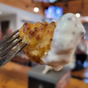 Garlic parm boneless wings.