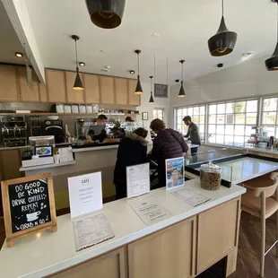 customers in the kitchen