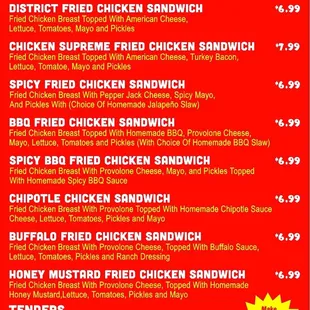 Variety Of Foods On The Menu