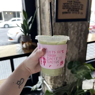 Vanilla Bean Matcha Latte