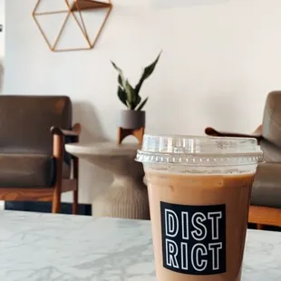 Honey lavender latte