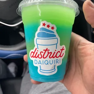 Melon-In &amp; blue motorcycle mix