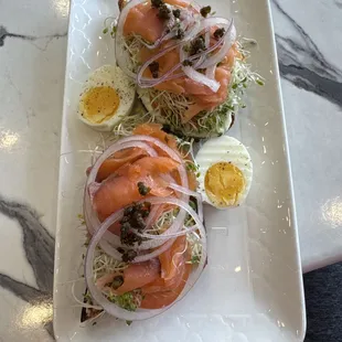 Smoked Salmon Toast