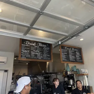 drinks menu