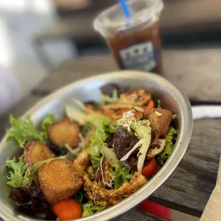 Blackened Chicken House Salad -Delicious!