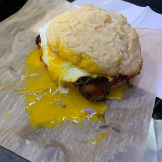 Miso PralineBacon and Sunny Side Up Egg