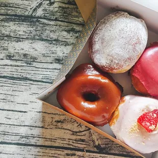 Perfect balance of sweetness! Best donuts!