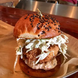Fried chicken sandwich