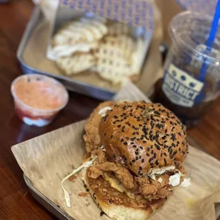 Miso Bacon Chicken Sandwiches