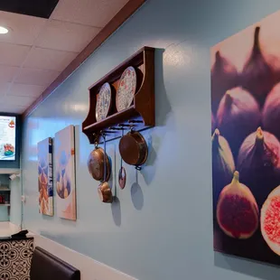 figs hanging on the wall