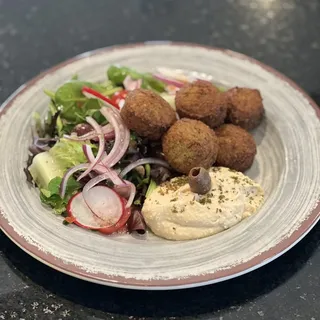 Hummus and Falafel Platter