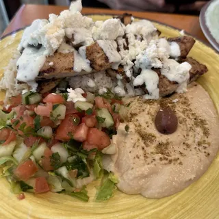 Zaatar Chicken Breast Platter