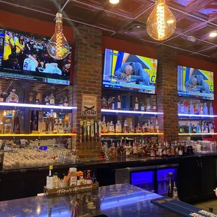 the bar