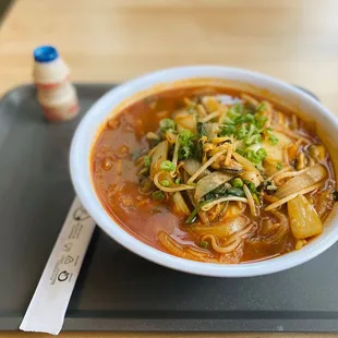 Spicy seafood soup