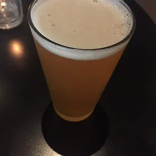 The Sam Adams summer ale (happy hour $5).