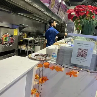 sushi and sashimi, interior