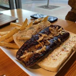Brat from the fall special menu