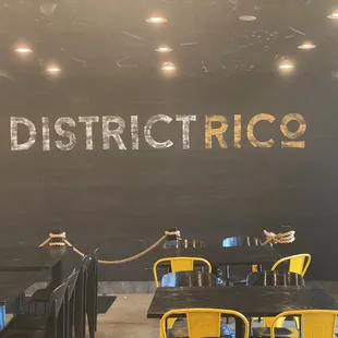 Inside the restaurant