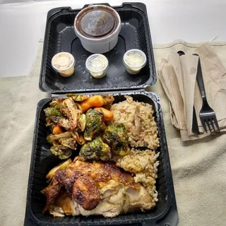 Brussel Sprouts and Carrots