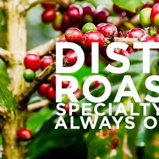 DISTRICT Roasters specialty coffees from over a dozen parts of the world. Selected for flavor, aroma, and experience.