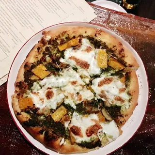 Pistachio Pesto Pizza**