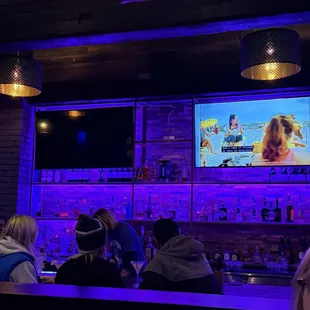 The bar has a good ambiance vibe