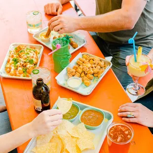 Shared plates and cocktails